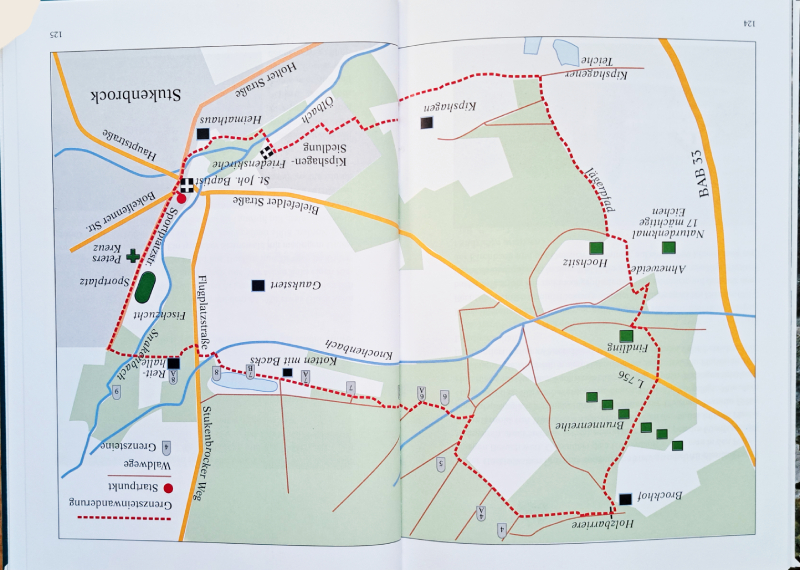 Wanderung zu den Grenzsteinen bei Stukenbrock