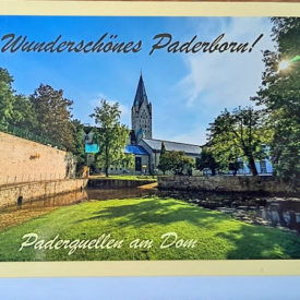 Grußkarte Paderquellen Paderborn am Dom
