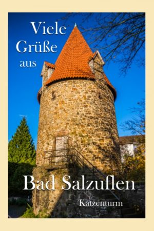 Grußkarte Bad Salzuflen Katzenturm