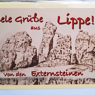Postkarte Externsteine Lippe
