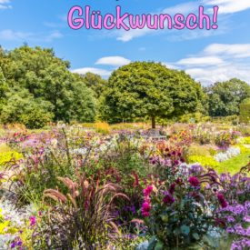 Postkarte Botanischer Garten Gütersloh