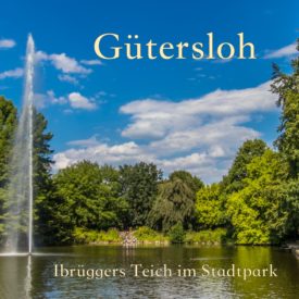 Postkarte Gütersloh Ibrüggers Teich im Stadtpark
