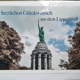 Postkarte Hermannsdenkmal Lipperland