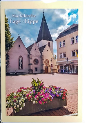 Postkarte Lage Lippe Marktkirche