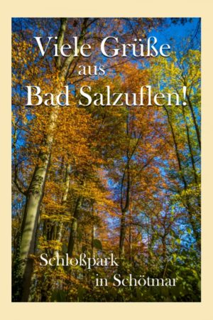 Grußkarte Bad Salzuflen Schlosspark Schötmar
