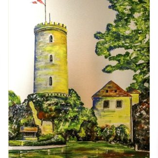 Postkarte Sparrenburg Bielefeld