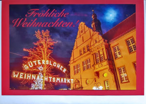 Weihnachtskarte Altes Amtsgericht Gütersloh