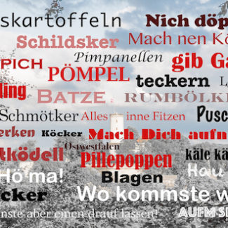 Kühlschrank-Magnet Bielefelder Wörter Ostwestfälischer Wortschatz