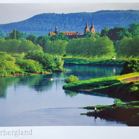 Postkarte Weser Corvey
