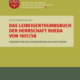 Das Leibeigentumsbuch der Herrschaft Rheda