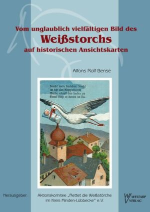 Weißstorch auf Ansichtskarten Petershagen-Windheim