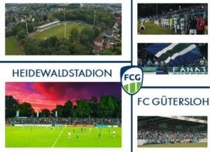 Postkarte Heidewaldstadion FC Gütersloh