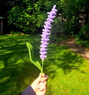 Pfeifenreiniger lavendel hell